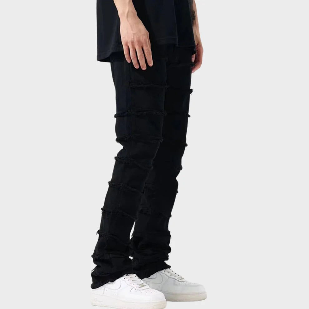 LAYERD FLAERED JEANS